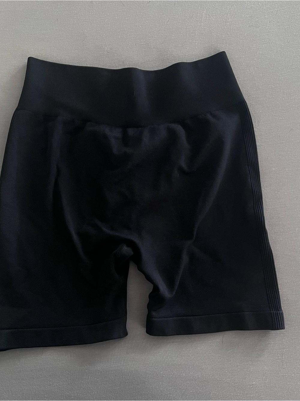 Women's High-Waist Black Seamless Bike Shorts